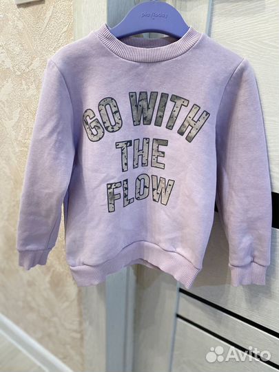 Лонгсливы и свитшоты для девочки 104