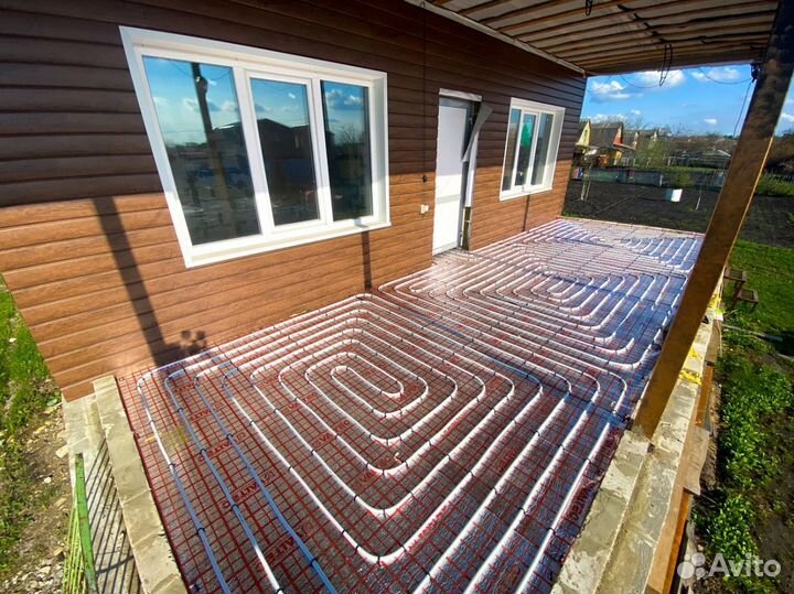 Водяной теплый пол, монтаж