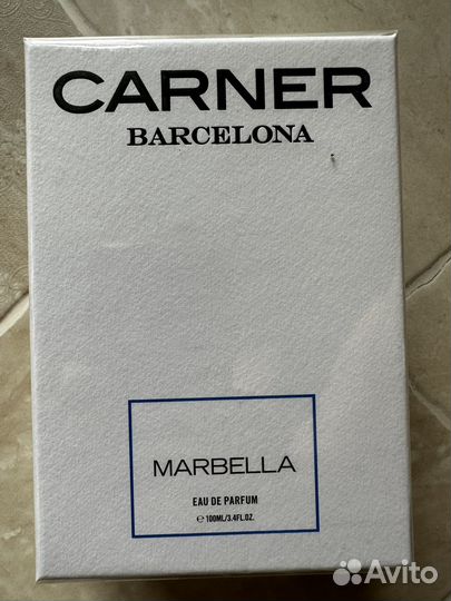 Carner barcelona Marbella, Парфюмерная вода