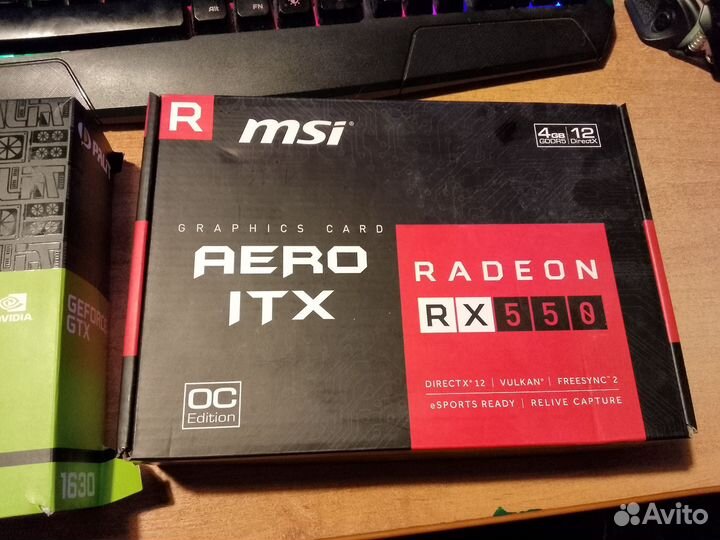 Видеокарта MSI AMD Radeon RX 550 aero