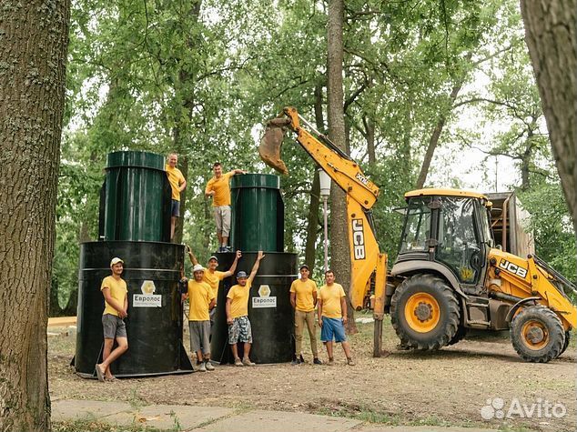 Установка септика под ключ