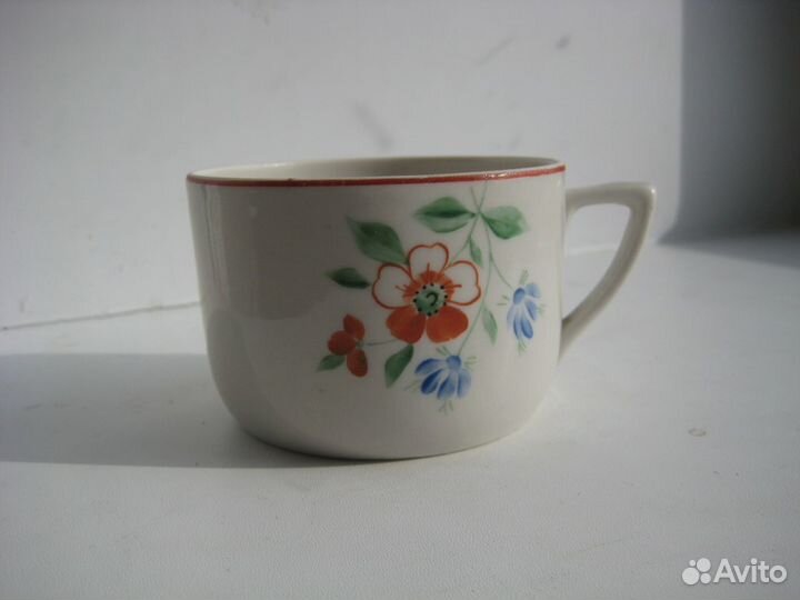 Чашка СССР Пролетарий 1940-е и Дулево 1957