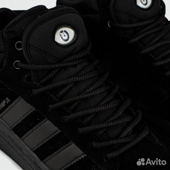 Кроссовки Adidas Campus Black with Fur