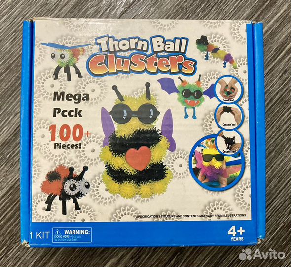 Конструктор мягкий, липучки