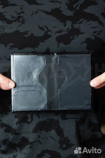 Обложка Военный билет с металлическим значком