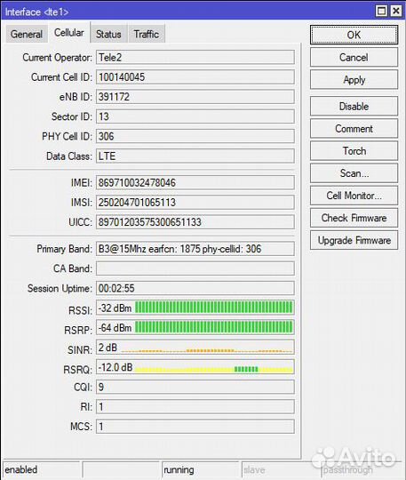 4G Антенна MikroTik SXT LTE12 kit (rbsxtr&EM12-G)