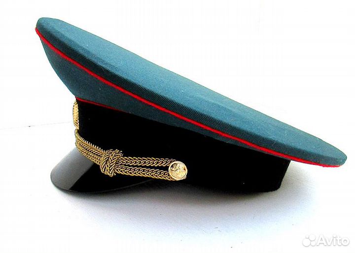 Фуражка парадная морская волна околышек черный 59