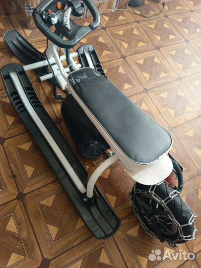 Детский электро снегокат