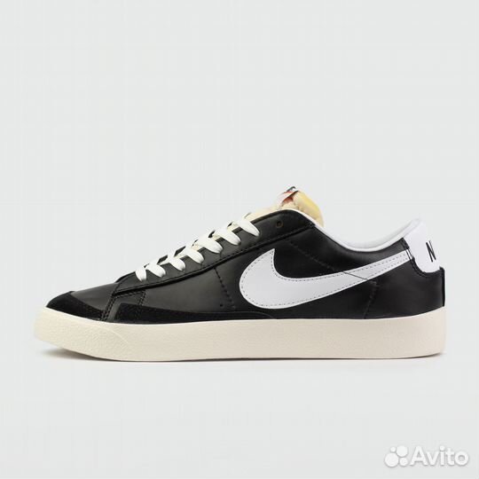 Кроссовки Nike Blazer Low 77 Leather Wmns Black Wh