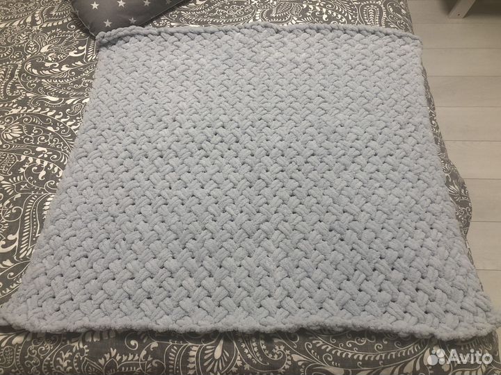 Плед детский вязаный ручная работа