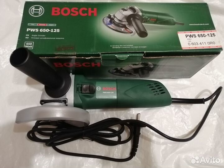 Болгарка Bosch PWS 650-125 оригинал новая