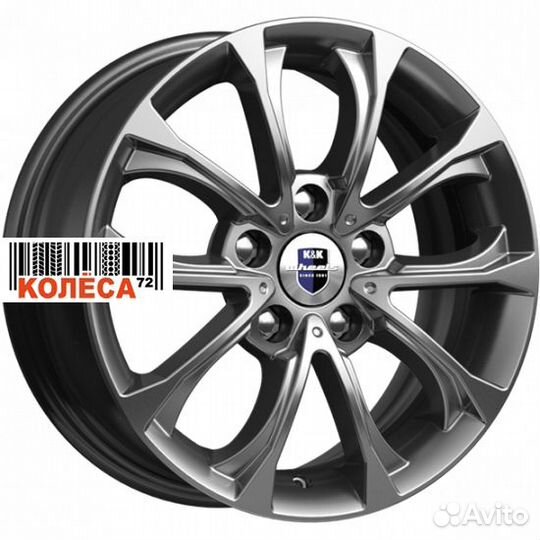 Кик Urals 6.5x15 5x100 ET34 Dia57.1 Дарк платинум