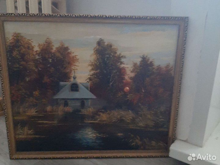 Картина масло исток волги