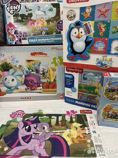 Пазлы для детей 3+