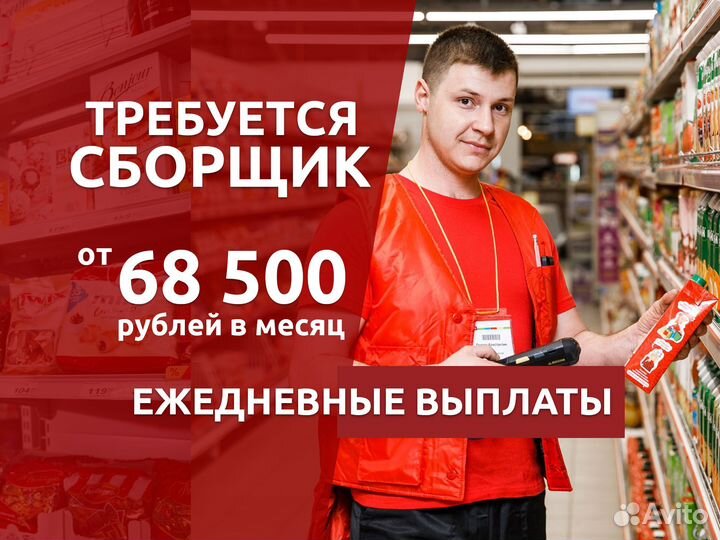 Сборщик заказов оплата сегодня