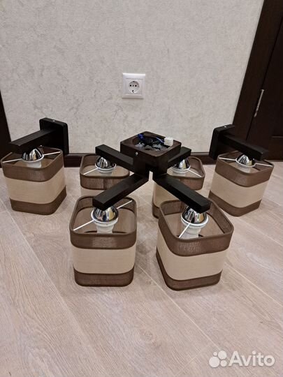 Люстра и 2 шт бра комплект