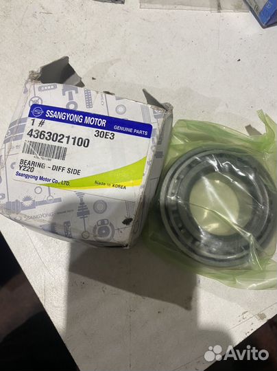 Подшипник дифференциала SsanGyong kyron