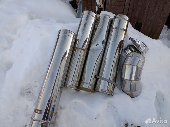 Сендвич труба для вентиляции 150*220