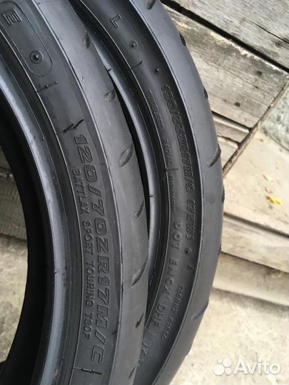 190 55 17 bridgestone battlax T30r мото шина