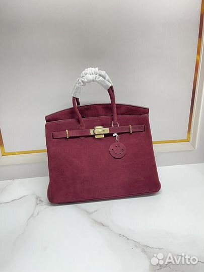 Сумка hermes birkin 35 cm кожа натуральный