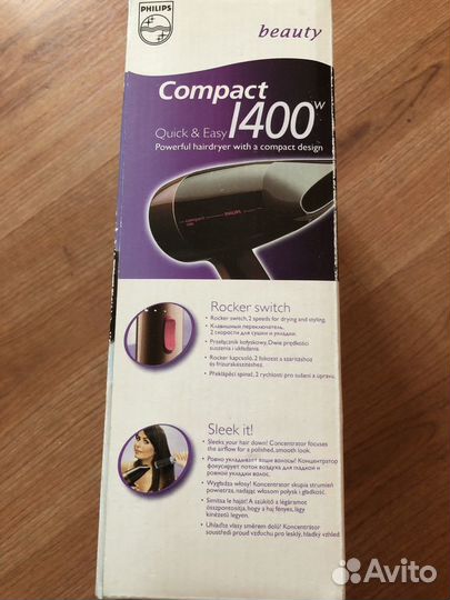 Фен philips новый