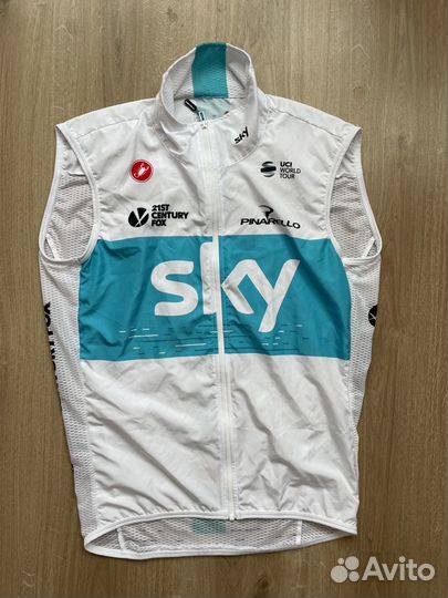 Вело жилетка Team Sky Pro Light Wind Vest