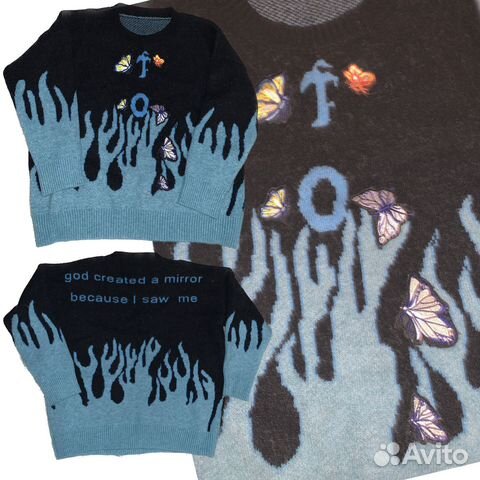 Свитер с принтом