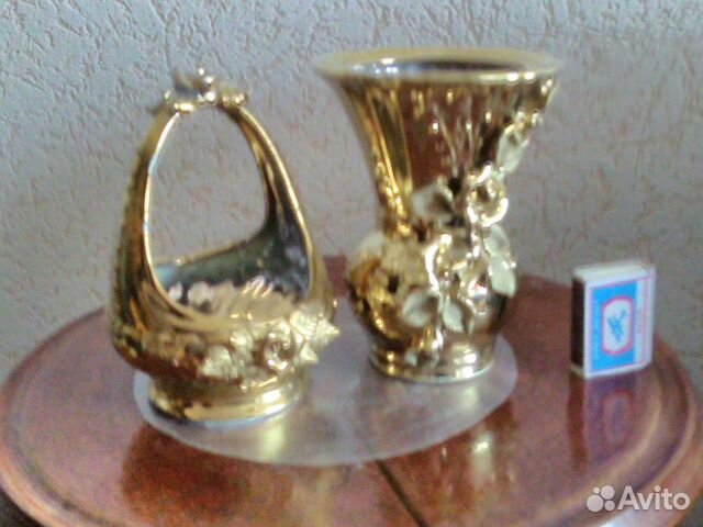 Набор ваза для цветов и ваза для конфет