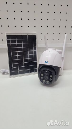 Уличная камера 4g с солнечной панелью PTZ