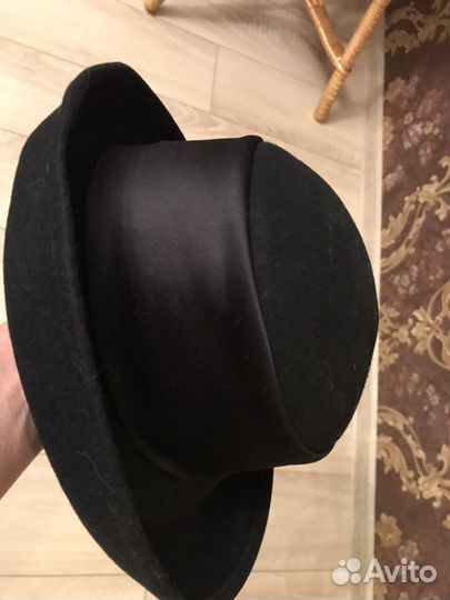 Шляпа черная, фетр, США
