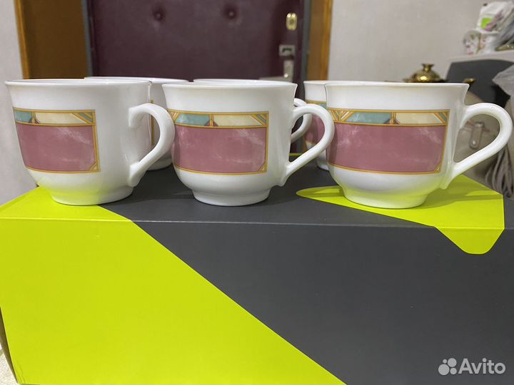 Чайные чашки 6шт