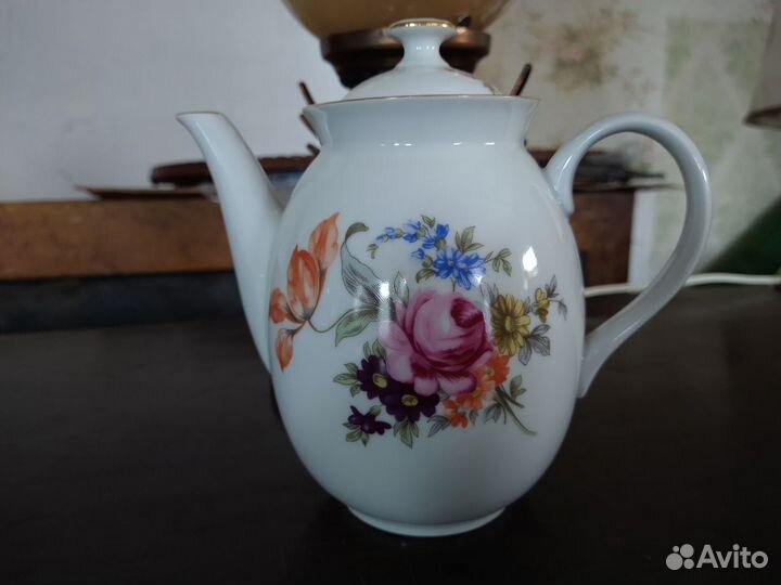 Кофейный сервиз Чехословакия, фарфор винтаж