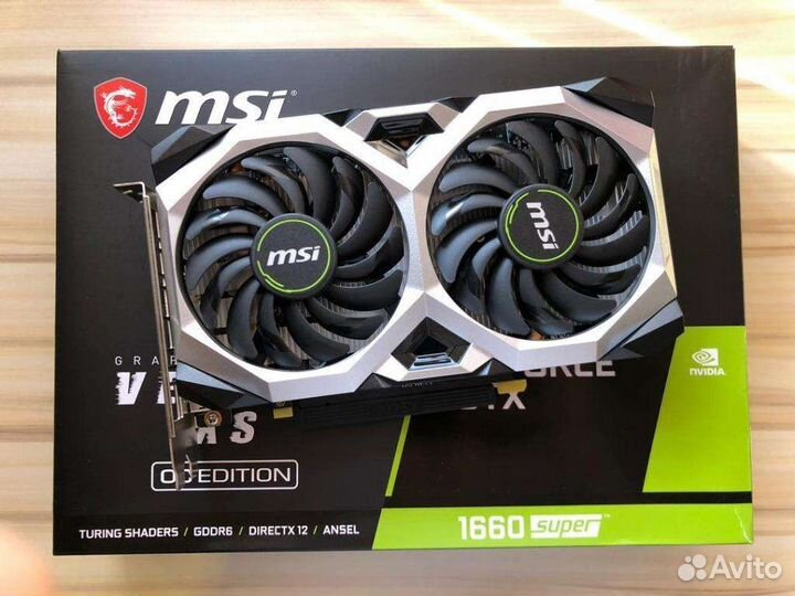 Видеокарта msi ventus gtx 1660 super 6gb