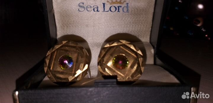 Роскошные запонки Sea Lord Англии 70-х