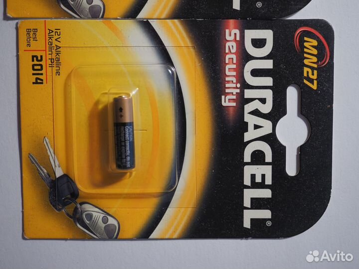 Батарейка duracell MN27