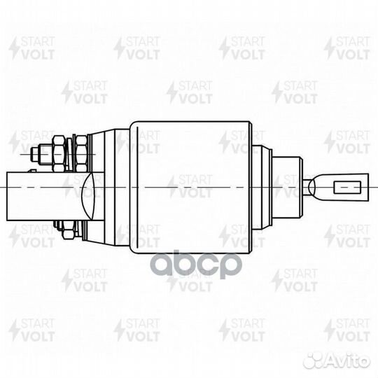 Реле втягивающее стартера Toyota Corolla E180 13