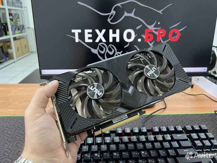 Видеокарта Palit 1660ti с гарантией