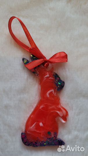 Ёлочные игрушки из эпоксидной смолы