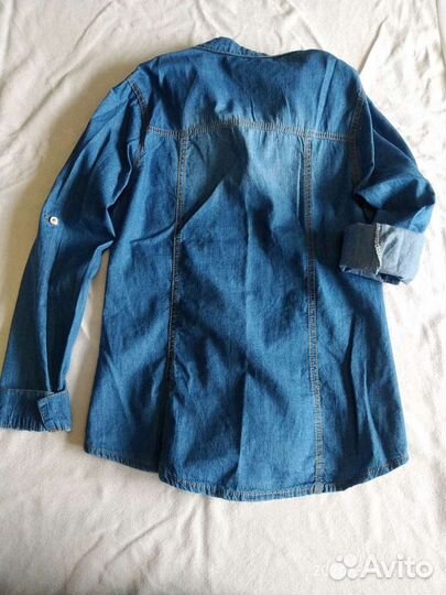 Рубашка джинсовая