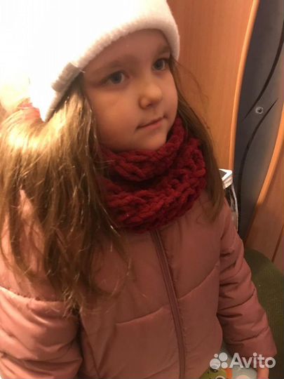 Снуды и другие изделия из плюшевой пряжи