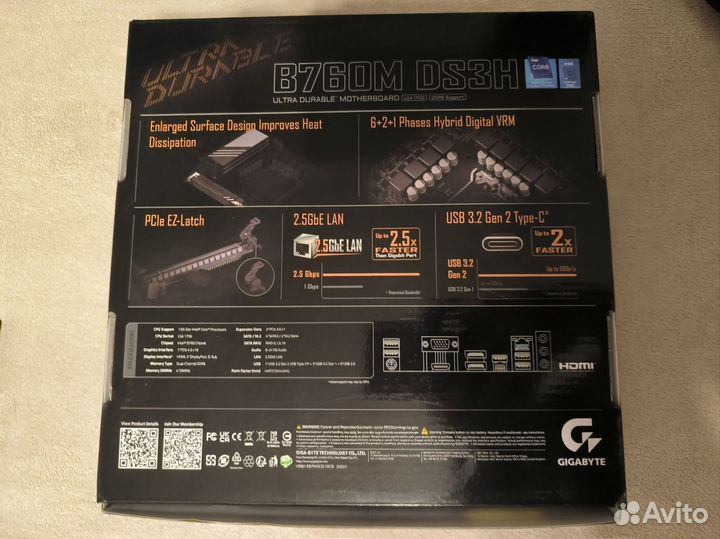 Комплект Intel i5 12400/B760M/DDR5 32GB(новый)