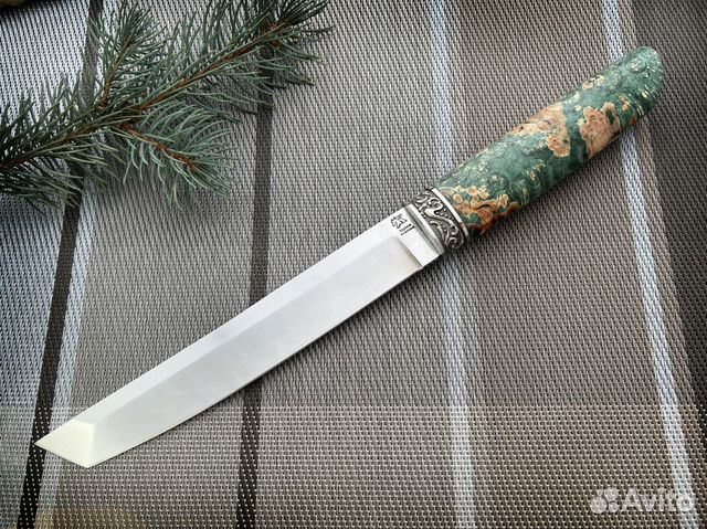 Японский нож большой сталь Х12мф