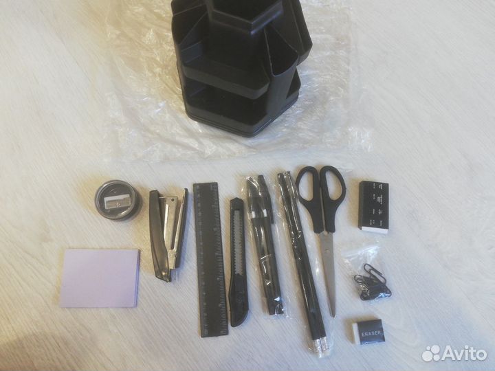 Офисный канцелярский набор staff, 14 предметов