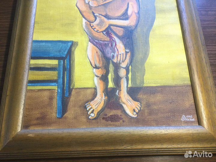 Холст Масло Раненый в Руку А.Косоротов