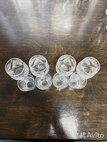Набор из 4 стопок и стаканов