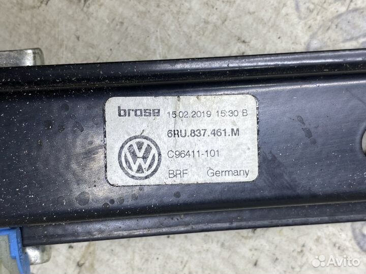 Стеклоподъёмник передний volkswagen polo седан