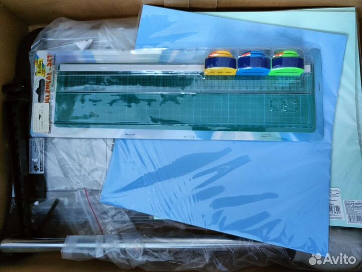 Резак для бумаги роликовый kwtrio+резак+бумага