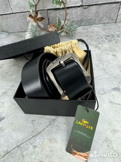 Ремень кожаный Lacoste