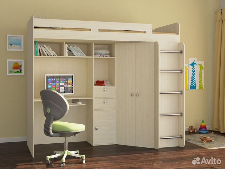 Детская кровать-чердак А