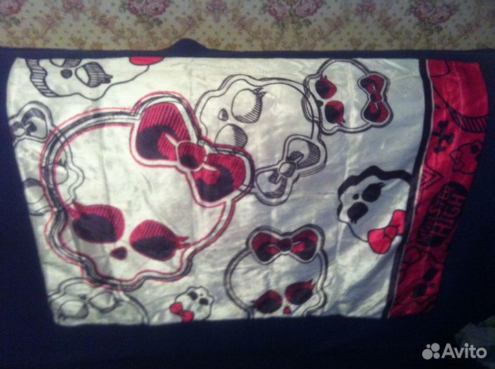 Комплект наволочка и простынь Школа Монстров